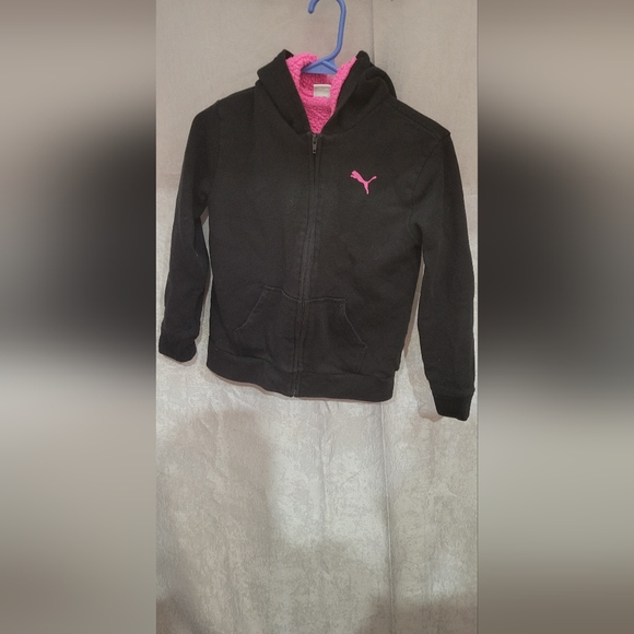 puma girls zip up sweater - Picture 1 of 4